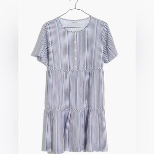 Madewell pastel striped dress